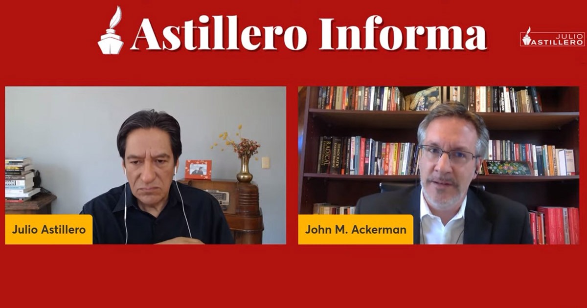 Seguiremos en Morena, pésele a quien le pese: Ackerman con Astillero